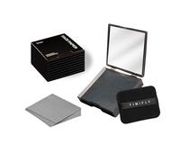 Sgphrzlt 1000pcs Oil Blotting Absorbing Sheets for Face with Puff & Mirror, Powerful Makeup Blotting Absorption Paper for Oily Skin, Oil Control Film Absorbent Pad Wipes for Face, Black