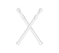 Sgphrzlt Adjustable Sliding Glass Patio Door Security Bar, 40-70cm Extendable Small Tension Rods, Anti-Slip Window Safety Lock Bars, No Drill Short Curtain Rod, 2 Pack
