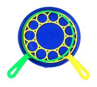 Sgqtqybk Bubble Wands for Kids 1 Set Giant Bubble Maker Set Includes 2 Wand & 1 Pan Fun & Interactive Toys for Outdoor, Lawn, Yard, Playground Giant Maker