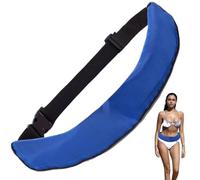 Sgqtqybk Inflatable Life Belt, Portable Unisex Belt Pack Automatic Inflatable Life Jacket with Reflective Strip for Kayaking Boat, No Gas Cylinder, Blue Jacket