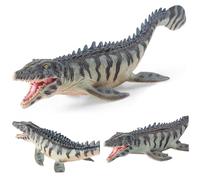 Sgqtqybk Mosasaurus Toy Artificial Realistic Dinosaur with Movable Mouth & Teeth, Educational Prehistoric Plastic Dinosaur for KidsMosasaurus
