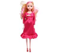 Sgqtqybk Pregnant Doll 11.8" Safe Pregnant Mother Toy with Baby, Fashion Creative Baby Doll with Movable Joint for Kids Gift, Rose RedPregnant