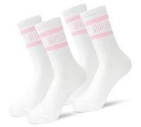 SGQTZDZQ 2PCS Bride Socks, Comfortable White Wifey Socks for Women, Bride Gifts Wedding Gift for Bridal Party (One Size, Pink)