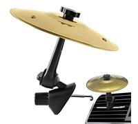 SGQTZDZQ Car Drum Air Vent Car Crash Cymbal Easy Installation And Rugged Compact Musical Instruments Vehicle Accessories (Gold)