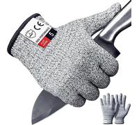 SGQTZDZQ Cut Resistant Gloves, Kevlar Gloves for Kitchen Warehouse Builders, Guard Gloves Gardening Fishing Cooking EN 388 Certified (S,20cm)