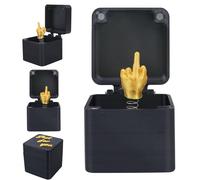 SGQTZDZQ Middle Finger Gifts, Hilarious Middle Finger Surprise Gift Box, Spoof Hand Prank Pop Up Prop with Box for Adults,Perfect Adult Prank Pop Up Gift (Play tricks, Box, 1)
