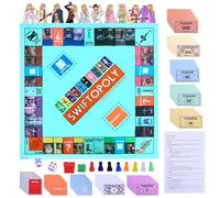 SGQTZDZQ Music Board Game, Fun Music Games for Game Night, Monopoly Board Game for Fans Great Gifts for Music Lovers. (Paper, purple)