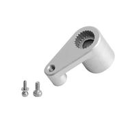 SGREHJDR 1PC Aluminum Alloy 24T Servo Arm compatible with L-OSI 1/24 Micro-B / 1/28 Micro-T LOS-1987 Metal Upgraded Parts(Silver)