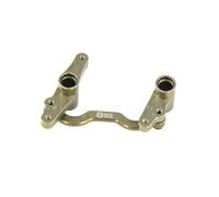 SGREHJDR For Hot Team Cen Racing 1/8 RC Car 7075 Aluminum hard oxidation Front Steering Knuckles/Steering&Rods upgrade parts(Steering Rods)