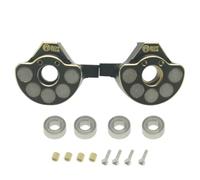 SGREHJDR For Hot Team Tungsten Steel & Brass Front Steering Knuckle RC Axle Counterweights for axial SCX24 AX24 1/24 Upgrade Parts(Schwarz)