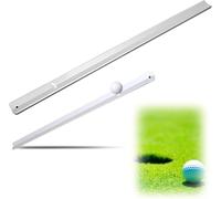 SGREMRWMY Golf Green Speed Measuring Tool, 36" Aluminum Alloy, Pressure Putt Trainer, Stable and Fair Golf Speed Measurement Tool for Use On The Sports Field