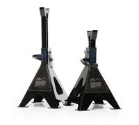 Sgs 12 Tonne Ratchet Axle Stands X2, 395mm - 605mm Range, Ce & Tuv/gs Standards