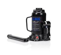 Sgs 15 Tonne Bottle Jack, Hydraulic, Steel Wide Base - Range: 205 mm - 390 mm