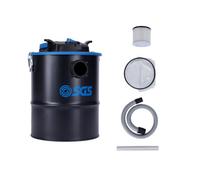 Sgs 15L Ash Vacuum Cleaner 600W W/ Steel Tank, Handle Hose Storage & Accessories