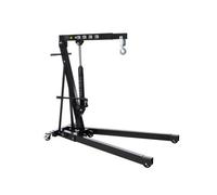 Sgs 1T Pro Low Profile Engine Crane Hydraulic Hoist 25-1900mm W/ Swivel Pump
