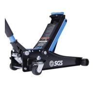 Sgs 2 Ton Low Profile Trolley Jack Dual Pump 85-430mm Range Quieter Nylon Wheels