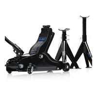 SGS 2 Tonne Low Entry Trolley Jack & 3 Tonne Axle Stands
