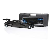 Sgs 2 Tonne Low Profile Trolley Jack W/ Carry Case & Jacking Pad, Swivel Wheels