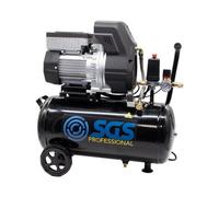 Sgs 24 Litre Air Compressor, Direct Drive, Oil Free, Portable 1.1Hp 6.7Cfm 230V