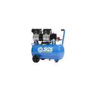 Sgs 24L Air Compressor Pro Super Silent, 1Hp 4.5Cfm Low Noise W/ Wheels & Handle