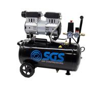 Sgs 24L Silent Air Compressor 0.75Hp 115Psi 220V 4.6Cfm For Inflator & Air Tools