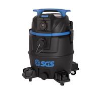 SGS 30L M Class Wet & Dry Vacuum with Semi-Automatic Filter Clean, Drain Port, Wheels & Tools 230V
