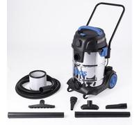 Sgs 40 Litre Stainless Steel Workshop Wet And Dry Vacuum With Power Tool Adapter