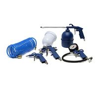 SGS 5 Piece Air Tool Kit with Quick Fittings - Paint Sprayer Air Blower Paraffin Gun Tyre Inflator & Hose