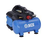 Sgs 6L Air Compressor Low Noise 60Db, Oil Free, Pressure Gauge 0.9Hp 3.6Cfm 8Bar