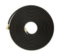 Sgs 6mm Rubber Air Compressor Air Hose W/ Euro Quick Release Couplers - 10M Long