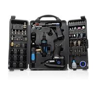 Sgs 71Pc Air Tool Kit, Impact & Ratchet Wrench, Grinder, Hammer, Blow Gun & Case
