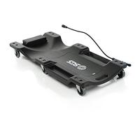 SGS Contoured Professional Car Creeper with LED Inspection Light - Low-Profile Design, Smooth Maneuverability, Durable Polymer Build, Padded Headrest, Heavy-Duty Wheels