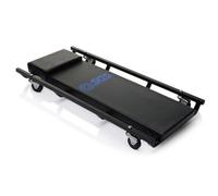 SGS Flat Professional Car Creeper - Padded Foam Cushion, Oil-Resistant Cover, Smooth Rolling Wheels, Low Profile Design, Heavy-Duty Steel Frame