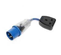 SGS Fly Lead Socket Converter 16A Lead to 13A Socket