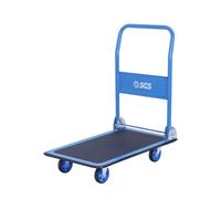 Sgs Folding Platform Trolley Sturdy Steel 150Kg Load Easy Steer Wheels & Bumpers