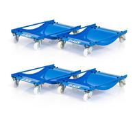 Sgs Four Pro Wheel Dollies With Nylon Wheels For Moving Car - 450Kg Per Dolly