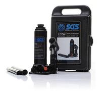 Sgs Hydraulic Bottle Jack - 2 Tonne Capacity, Steel Construction & Carry Case