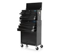 SGS Mechanics 13 Drawer Large Tool Box Chest & Roller Cabinet, Steel Secure Lock