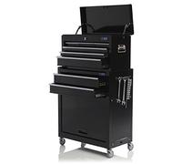 SGS Mechanics Large 8 Drawer Tool Chest & Roller Tool Cabinet, Hooks & Handle
