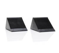 SGS Medium Wheel Chocks - Rubber Pair For Car/Caravan/Motorhome/Trailer