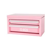 Sgs Pink Mini Tool Box Metal 2 Drawers For Diy Crafts Home 27.5X15X15Cm Fun Gift