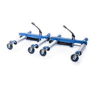 Sgs Two Hydraulic Wheel Skates - 680Kg Per Skate, Steel, Pedal Adjust Heavy Duty