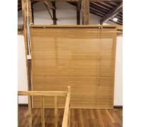 SGSKEIEY Roller blind Natural Bamboo,Roman Roller Shades,For Windows Outdoor Blinds Wide Roman Blinds with Lift Anti-Uv Bamboo Shades Privacy (105×110cm/42×44in)