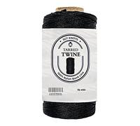 SGT KNOTS Tarred Twine - 100% Nylon Bank Line for Bushcraft, Netting, Gear Bundles, Construction, Lacing Twisted Cord, Weatherproof #30-1 lb