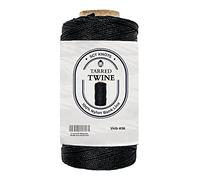 SGT KNOTS Tarred Twine - 100% Nylon Bank Line for Bushcraft, Netting, Gear Bundles, Construction, Lacing Twisted Cord, Weatherproof #36-1/4 lb (120 ft)