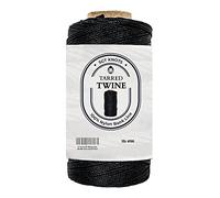 SGT KNOTS Tarred Twine - 100% Nylon Bank Line for Bushcraft, Netting, Gear Bundles, Construction, Lacing Twisted Cord, Weatherproof #96-1 lb