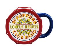 Sgt Pepper Drum Boxed Shaped Mug The Beatles Red One Size