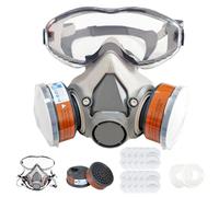 SGTBLV Full Face Respirator Mask,Reusable with Filters,for Spray Paint,Epoxy Resin (Model-E)