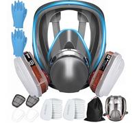 SGTBLV Full Face Respirator Mask,Reusable with Filters,for Spray Paint,Welding(Model-A)