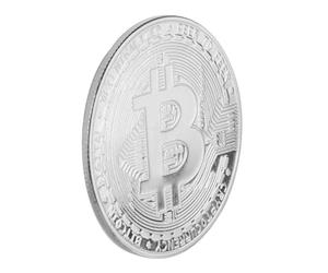 SGV Bitcoin Crypto Coin in Gold BTC Decorative Crypto in Gold Silver, Bronze
